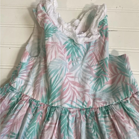 Tommy Bahama Kids Toddler Girls Tropical Palm Leaves Sun Dress Size 3T - Picture 6 of 12